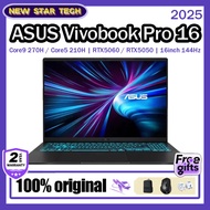2025 ASUS Vivobook Pro 16 / Core9 270H / Core5 210H | RTX5060 / RTX5050 | 16inch144Hz ASUS Laptop 华硕