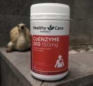 healthy care coenzyme co enzyme q10 coq10 coq 10 150mg 150 mg 100 caps