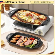 Non Stick Fish Grill Pan Durable Camping Griddle Pan Easy Clean Tidak Meleka BBQ Korea Home Outdoor 