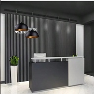 1 Cuộn Giấy dán tường tự dính PVC 45cm/17,72in*300cm, 500cm/118,11, 196,85in, Thiết kế sọc tối giản 