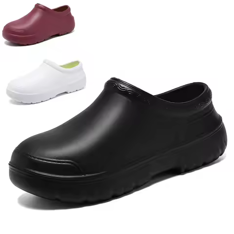 DurableChef Shoes Nurse Shoes Non-slip Waterproof And Oil-proof Kitchen Work Shoes Men's