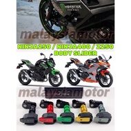 1SET NEW NINJA250 NINJA400 Z250 2018 - 2025 BODY SLIDER NINJA 250 400 KAWASAKI MODENAS ENGINE GUARD 