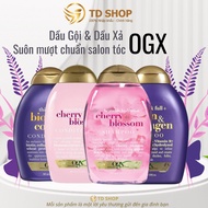 [Thai Import] Shampoo & Biotin Collagen Conditioner OGX Biotin & Collagen | Cherry Blossom 385ml - T