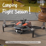 2024 New X26 Drone Obstacle Avoidance Drone 8K Professional Dual HD Camera GPS Hover FPV 2000m Race 