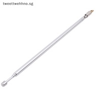 TW Replacement 60cm FM Antenna Radio Portable 6 Sections TV Antenna Telescopic Rotatable Antenna Aerial for Radio TV SG