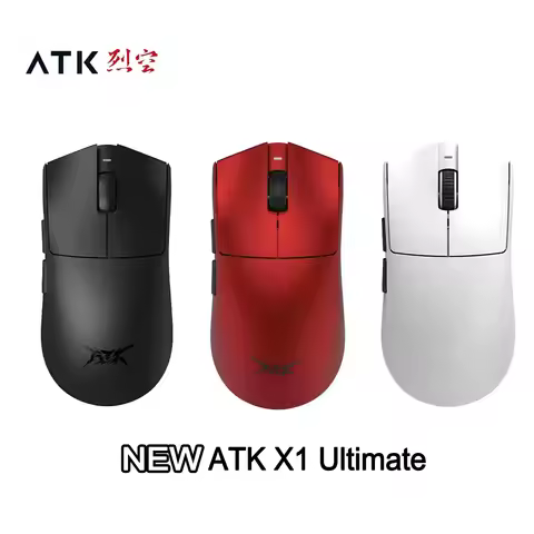 ATK X1 Ultimate Wireless Mouse Customized Wireless Dual Mode 8K Hz NearL Ink Office Ergonomic Electr