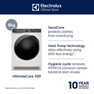 Electrolux 8.0kg Heat Pump Dryer - UltimateCare 500 EDH803J5WC