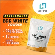 HUSSL Egg White Powder Unflavoured 500g | Exp Oct 2028 Egg White Protein Powder