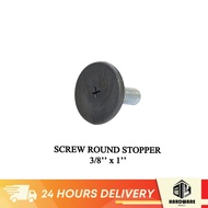 3/8'' x 1'' Screw Stopper Round Adjustable Stopper Rubber Furniture Table Chair Levelling STO0