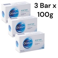 Oilatum Soap Bar 100g สบู่อาบน้ำสำหรับผิวแห้ง ผิวเด็กทารก ผิวแพ้คัน EXP 01/2025