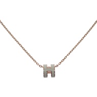 HERMES   Necklace white metal Women