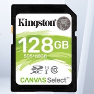 [Ready Stock Genuine] Kingston SD Card, 64GB/128GB/256GB/512GB/High-Speed Slr Camera/Car Monitoring/