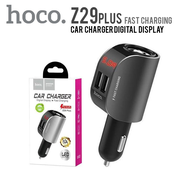 รวม HOCO Z29 / Z29 Plus /Z56 หัวชาร์จ ที่ชาร์จในรถ Dual USB 5A Max Car Charger LED Digital Display