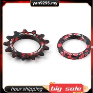 POLSO Fixed Gear Cog POLSO Bicycle Fixed Gear 13T Single Bicycle Fixed Gear Lockring Flywheelfor Fix