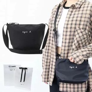 Japanese Street Wear ab Simple Letter Shoulder Messenger Bag Unisex agnes b Fashion Nylon Waterproof
