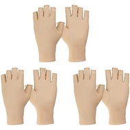 Sunscreen 3 Gloves �Iving Gloves Protective Skin Gloves Three Pairs �H Ladies H Half Finger