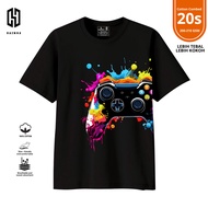 20S Combed Cotton T-Shirt Game StickHaenha