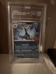 ［TAG 10] Umbreon U OBF EN 130/197 Pokémon Card Scarlet & Violet - Trick or Trade #130/197 萬聖節 月伊月亮伊貝
