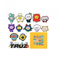 ✤✥✶Line Friends Truz Kawaii Som Yochi Lawoo Hikun Cartoon Anime Doll Hand Account Notebook Mini Mate