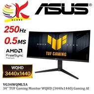 ASUS 34 Inch VG34WQML5A WQHD 3440x1440p 1500R Curved 250Hz 0.5ms Monitor VA Panel HDR PC Desktop PS5