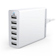 Anker 3 PowerPort 60W 6-Port USB Desktop Charger - White
