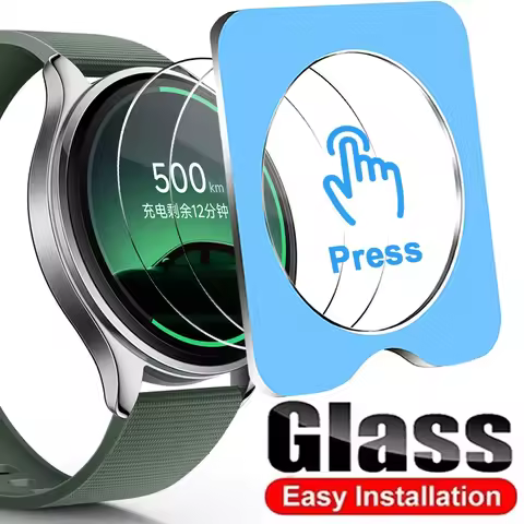Easy Installation Tempered Glass Films For Xiaomi Mi Watch 5 HD Clear HD Anti-scratch Screen Protect