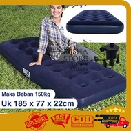 Cartenz Outdoorgear - Bestway Flocked Air Bed Single Mattress Air Bed 67000