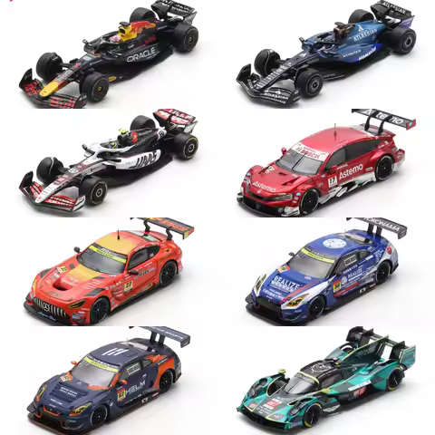 Spark 1:64 F1 RB21 NO.1 WILLIAMS FW47 HAAS VF-25 SUPER GT Valkyrie Le Mans 24H 2025 Diecast Model Ca
