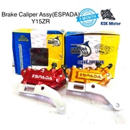 Front Brake Caliper Assy Y15ZR ESPADA Complete Set plug n play👉3 month’s extended warranty(moto y15zr accessories)