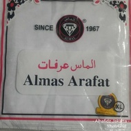 PUTIH Plain White Almas Arafat Turban Plain White Almas Arafat Turban