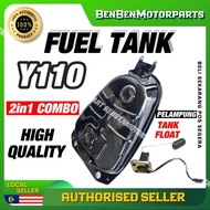 YAMAHA Y110 SS FUEL TANK TANGKI MINYAK PETROL STANDARD + TANK FLOAT PELAMPUNG TANGKI MINYAK HITAM