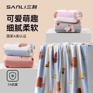 Sanli 7A Antibacterial Bath Towel Cartoon Cute Sanli 7A Bath Towel Super Soft Cotton Comfortable Qui