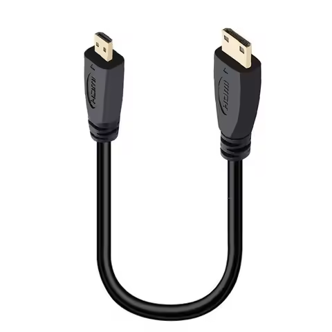 Micro HDMI Mini HDMI-compatible To Micro HDMI-compatible Connection Cable HD Video Mini HD Conversio