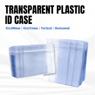 Lineworks - Transparent Plastic ID Case / ID Holder / ID Protector Vertical & Horizontal