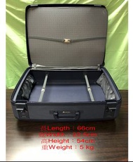 DELSEY 藍色復古/懷舊行李箱/Blue retro suitcase
