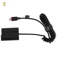 EN-EL15 Dummy Battery DC Power AC Adapter for  D7000 D7100 D7200 D750 D800E D810A Z5 Z6 Z7 II Camera