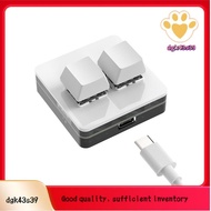 Custom Mini Keyboard 2 Key RGB Macro OSU Keypad Programmable Mechanical Keyboard for Gaming Working,