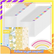 【W】60 PCS Scrapbook Paper Storage Organizer with 120 Sticky Index Tabs for 12x12 Paper Storage for S