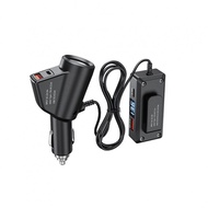 1 to 5 Port Car Charger Adapter 12 Volt 24 Volt Power Converter Multi Functional