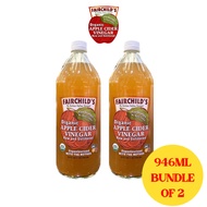 Fairchild's Organic Apple Cider Vinegar (946ml) BUNDLE OF 2