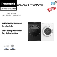 PANASONIC V10FR1BMY 10KG FRONT WASHING MACHINE + E80JA1WMY FABRIC CARE TUMBLE DRYER 8KG NA-V10FR1E80