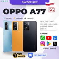 OPPO A77 5G 8/256GB ORI Smartphone /  OPPO A57 5G 8/256GB / OPPO A78 5G 8/256GB Baterai 5000 mAh Garansi 12 Bulan