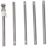 Flagpole Stainless Steel Flagpole Suitable for House Courtyard Garden Anti-Rust Flag Holder (Silver 