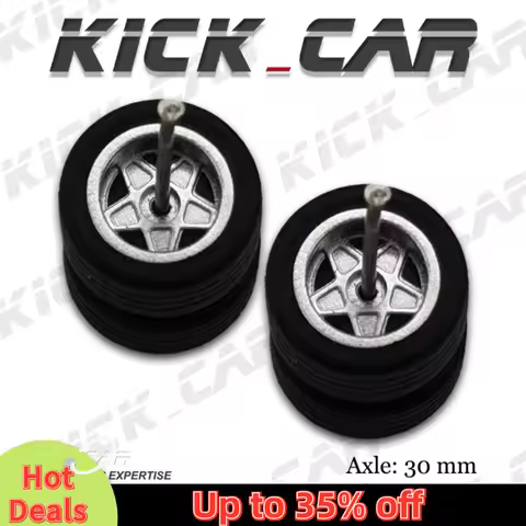 1/64 Wheels with Rubber Tires Classic Refitting Parts for Diecast Model Car Hot Wheels Matchbox Tomi