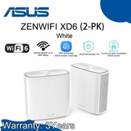 華碩 - ZENWIFI XD6 (2-PK) /WHITE AX5400 Dual Band Mesh WiFi System NE-AZAXD6V