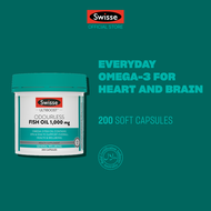 [EXP 29 SEP 2027] Swisse Ultiboost Odourless Fish Oil 1000mg 200 Caps