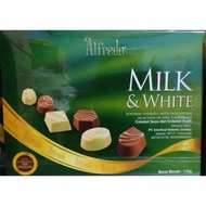 Cokelat Alfredo Fine Milk & White Choc Coklat [110 g]