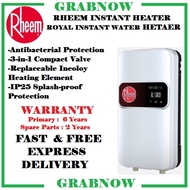 RHEEM  ( RBW-33B )  INSTANT WATER HEATER With Antibacterial Protection, 3-in-1 Compact Valve/FREE EXPRESS DELIVERY