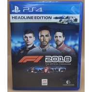 (Second Hand) Hand 2 Games Ps4: F1 2018 Beautiful Disc Ps4 game playstation4