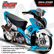Decal Jupiter Z Robot 2010-2012 Ohlins Racing Variasi Warna Fullbody Decal Stiker Striping Variasi J